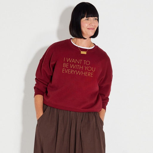 burgundy sweatshirt everywhere fleetwood mac