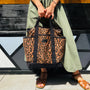 Leopard Print Backpack with black accents by Sixton - Disko Kids 