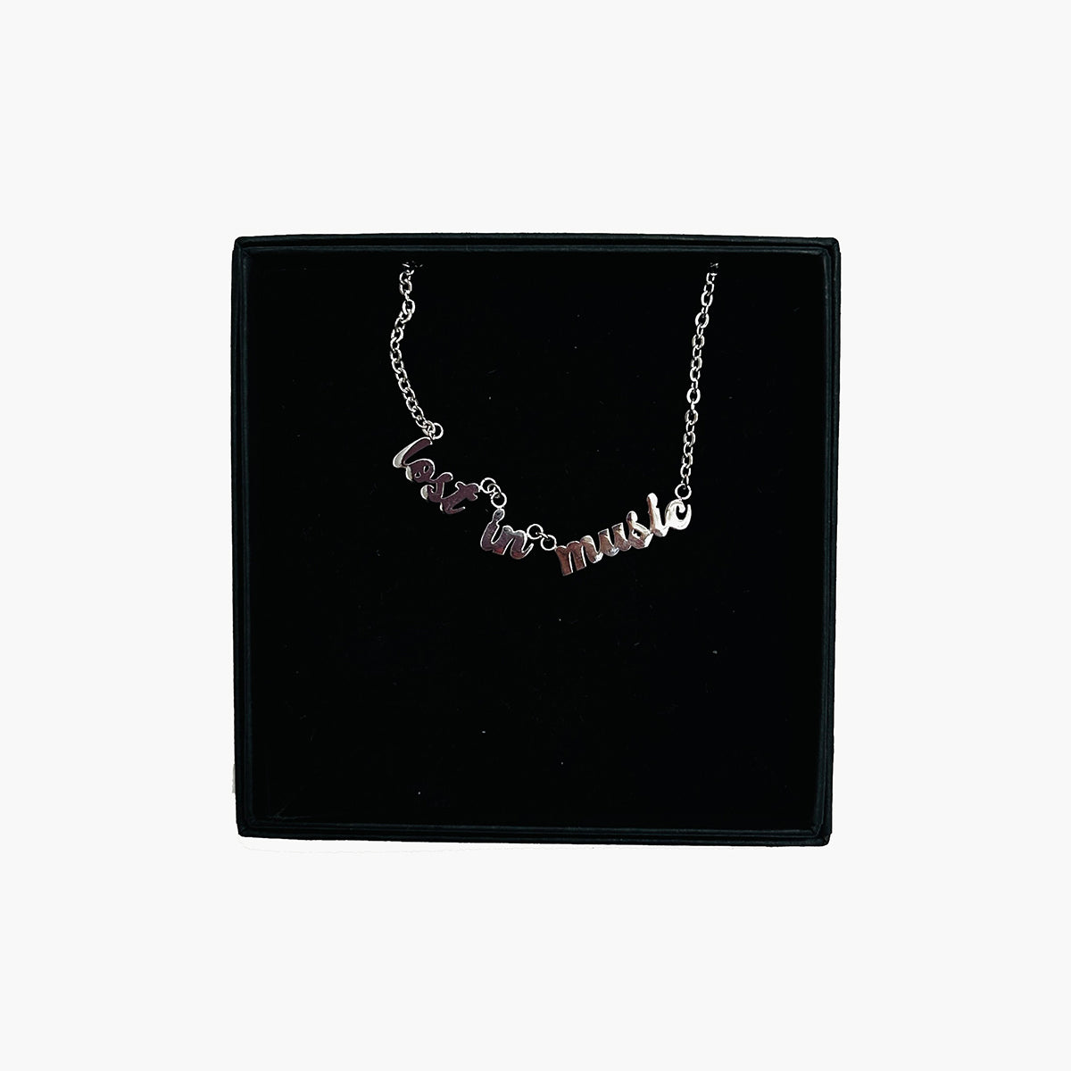 lost in music pendant gift for music lover