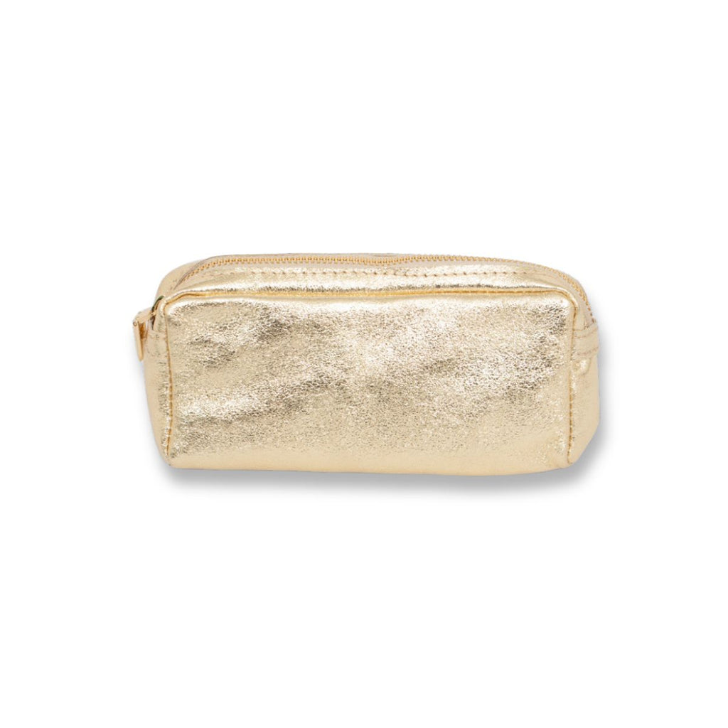 Gold Metallic Cosmetics Bag - Disko Kids