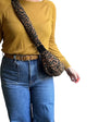 small leopard print cross bosy bag - disko kids. leopard bag for night out