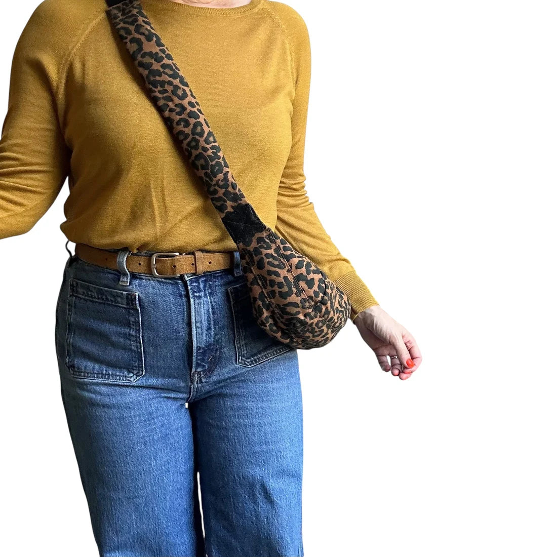 small leopard print cross bosy bag - disko kids. leopard bag for night out