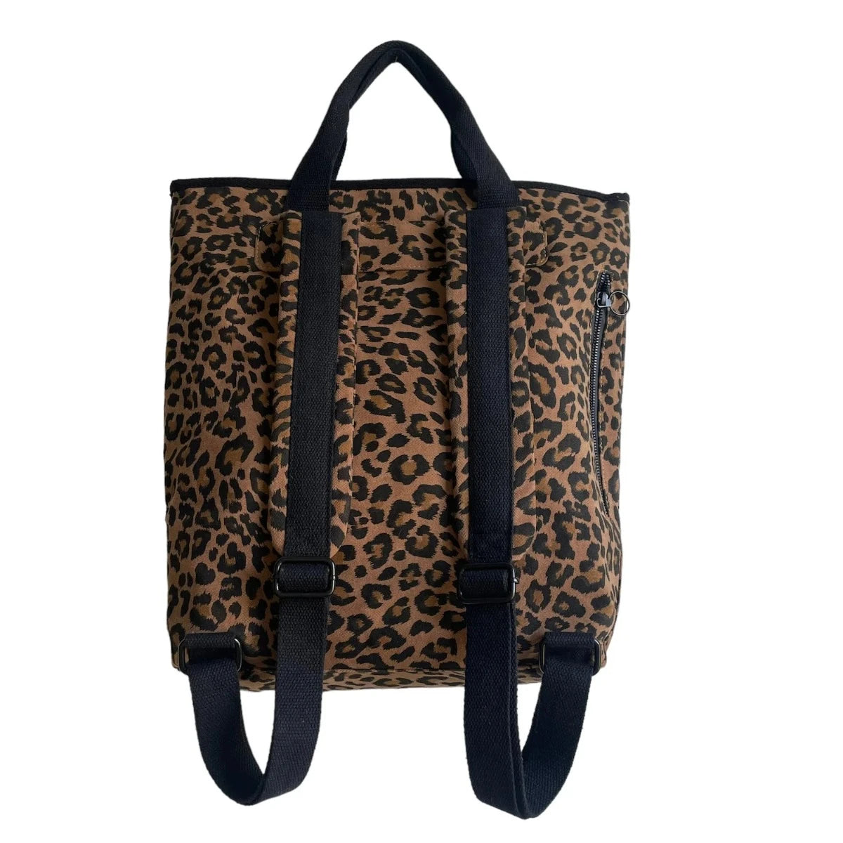 Leopard Print Backpack with black accents by Sixton - Disko Kids 