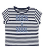 rock & soul navy and blue striped candi tshirt disko kids