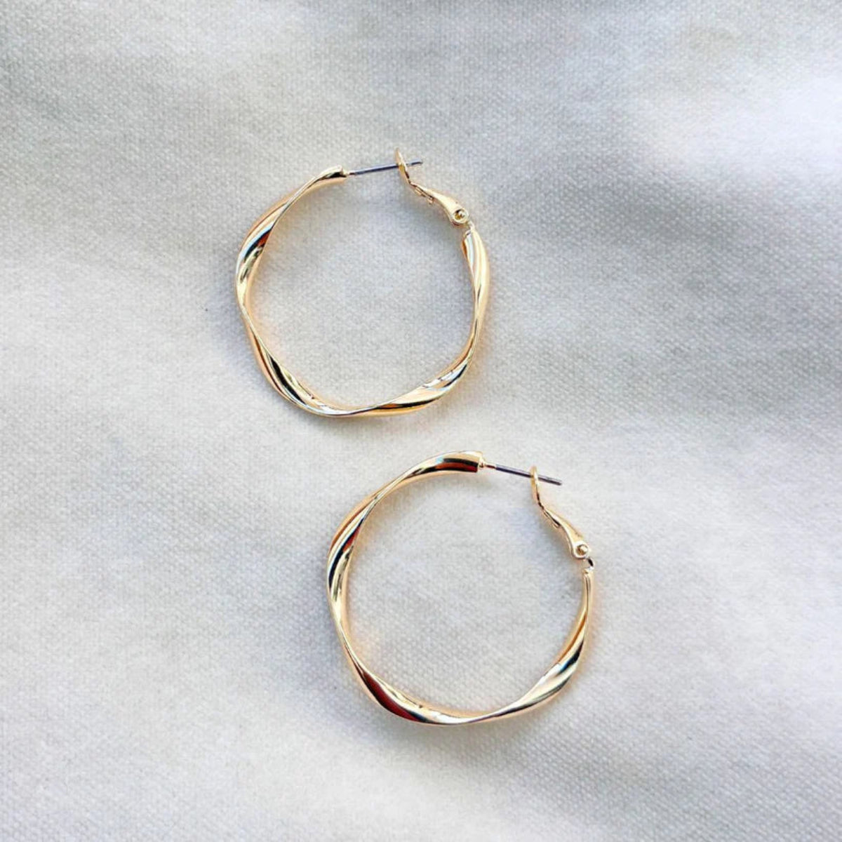 Hoop Earrings Gold Earrings Uk Mens Earrings 18K Gold Mens Hoop