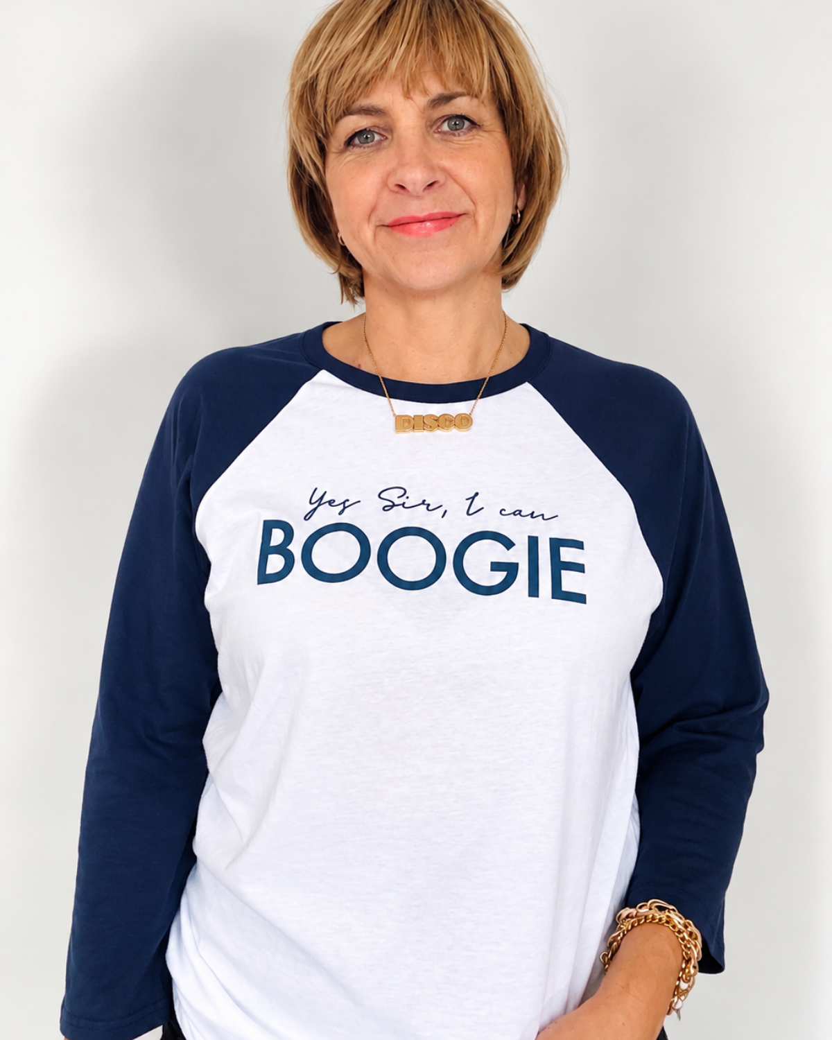 navy raglan baseball style tshirt - music inspired