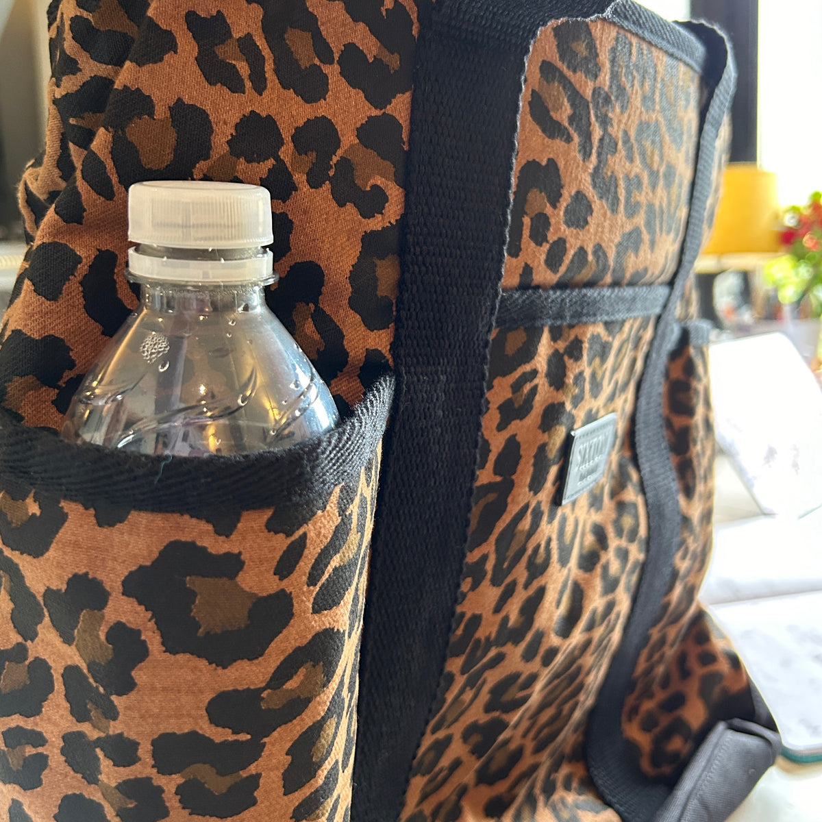 Leopard Print Backpack Bottle Pouch -Disko Kids