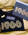 1966 box gift tshirt necklace card 60th birthday gift disko kids