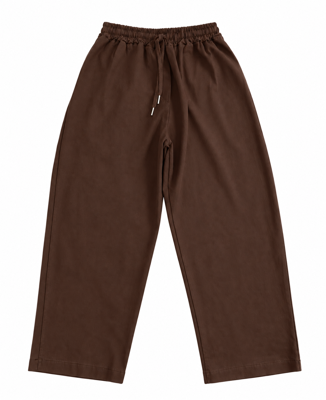 brown drawstring waist elasticated trousers Disko Kids 
