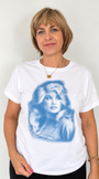 Dolly Parton inspired pixelated dots design