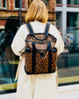 Leopard Print Backpack with black accents by Sixton - Disko Kids 
