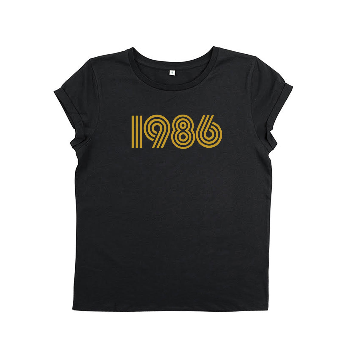 1986 Candi Tshirt Black & Gold