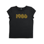 1986 Candi Tshirt Black & Gold